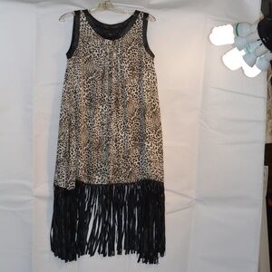 Animal Print Shift Dress z M by Holy G